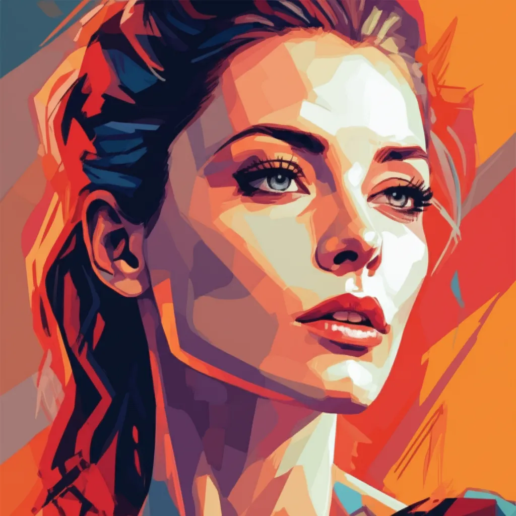 Artistic portrait of Antje Traue