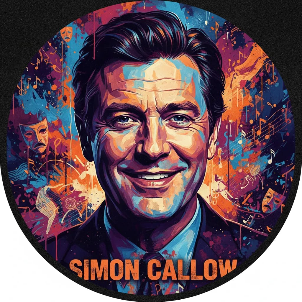 Artistic portrait of Simon Callow