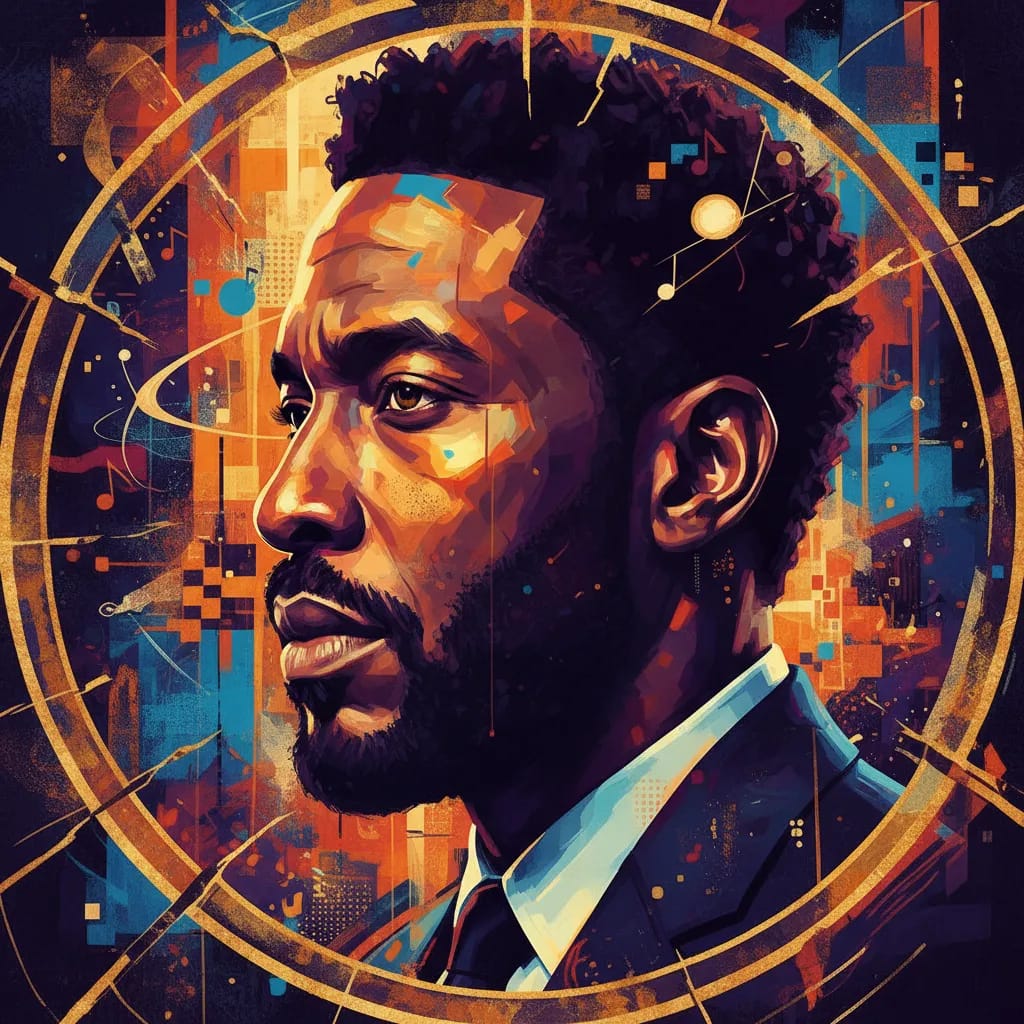 Artistic portrait of Colman Domingo