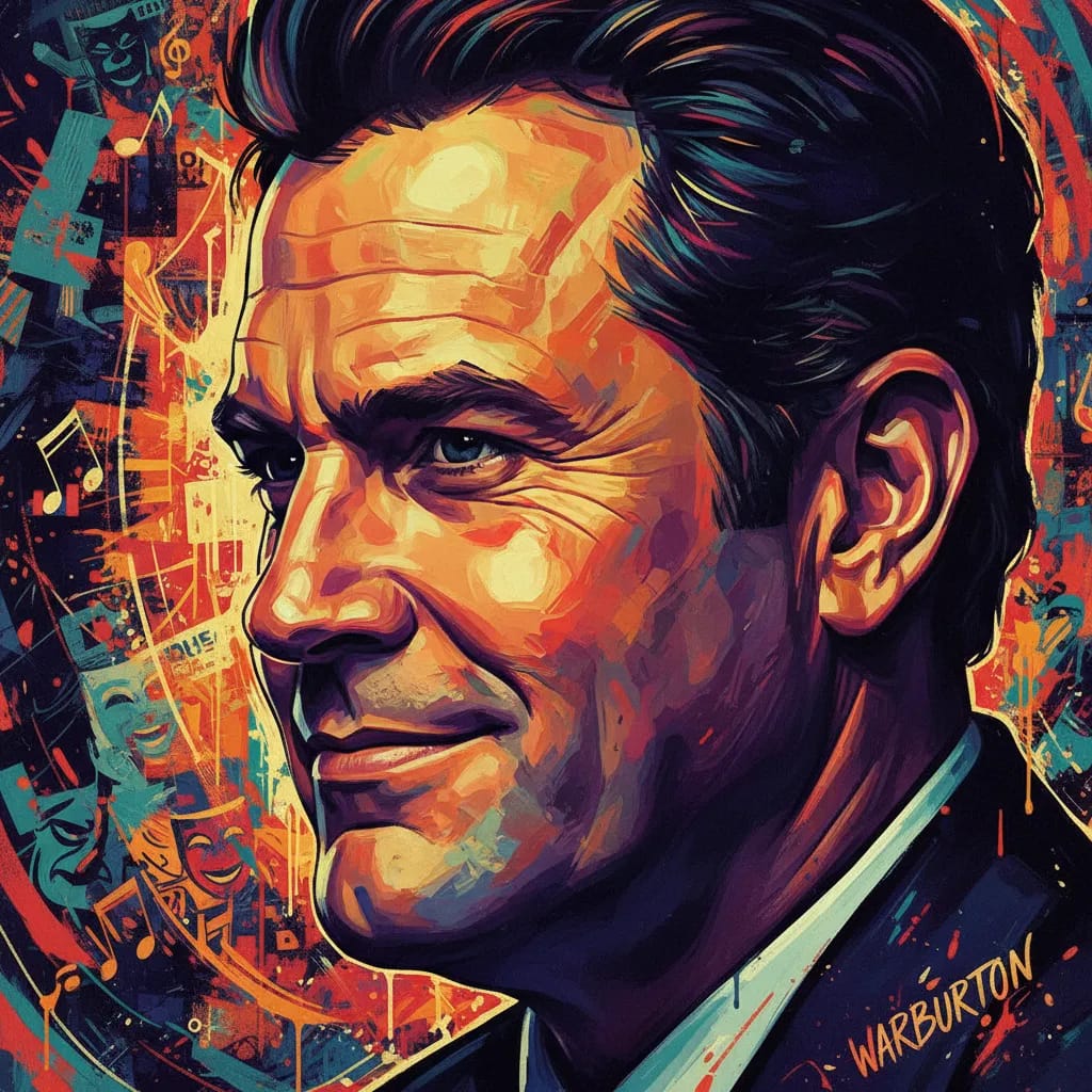 Artistic portrait of Patrick Warburton