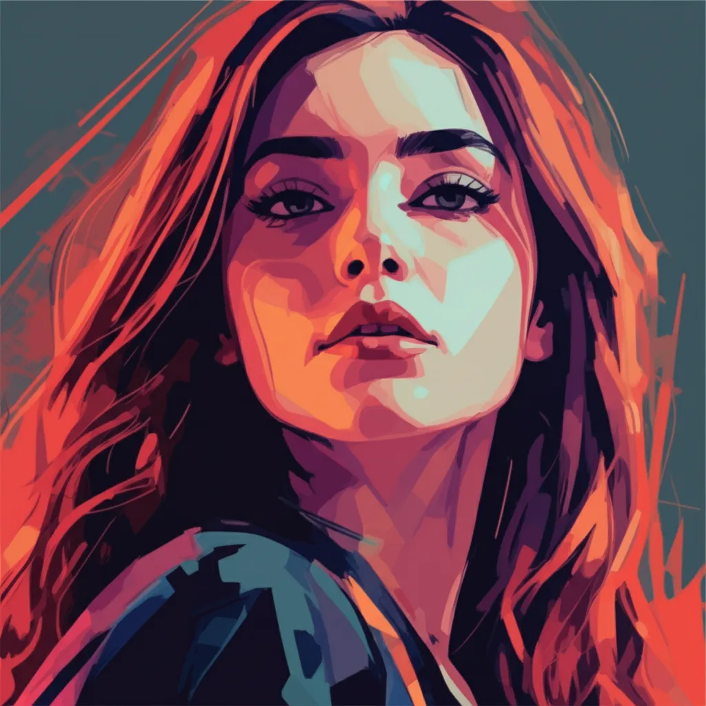 Artistic portrait of Doga Zeynep Doguslu
