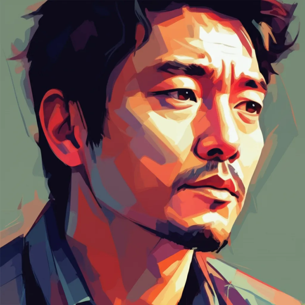 Artistic portrait of Choi Min-sik