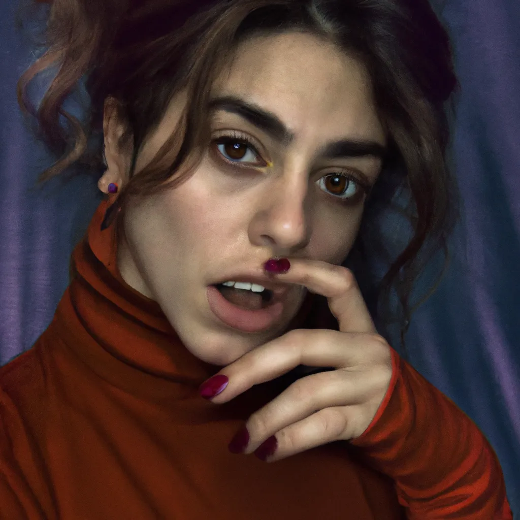Artistic portrait of Nadia Hilker
