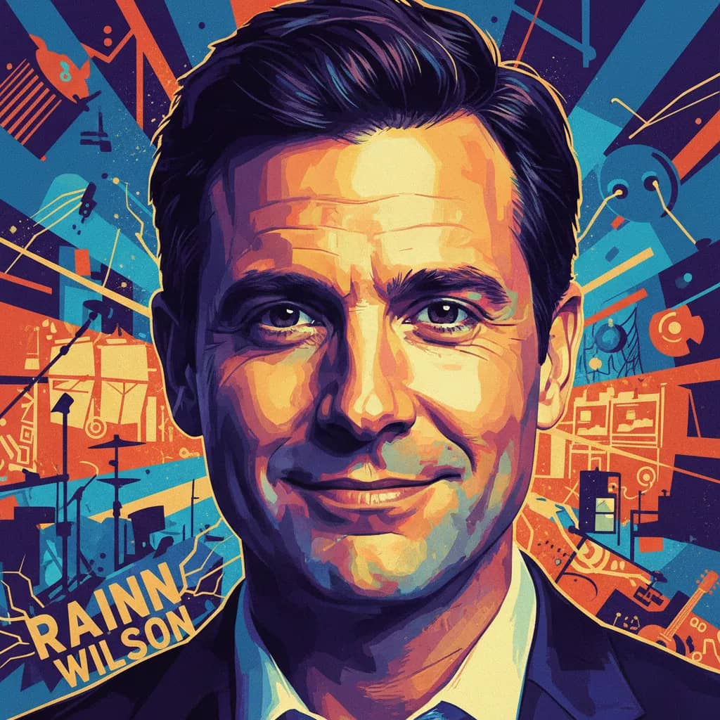 Portrait of Rainn Wilson