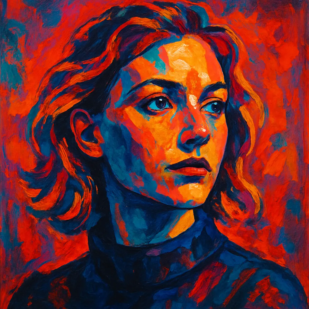 Artistic portrait of Amanda Davin