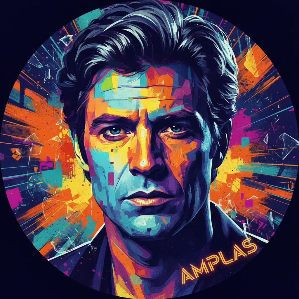 Artistic portrait of John Amplas