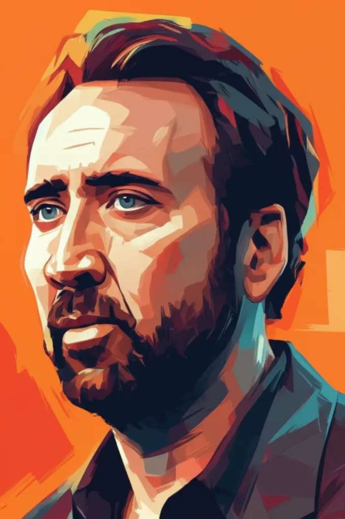 Portrait of Nicolas Cage