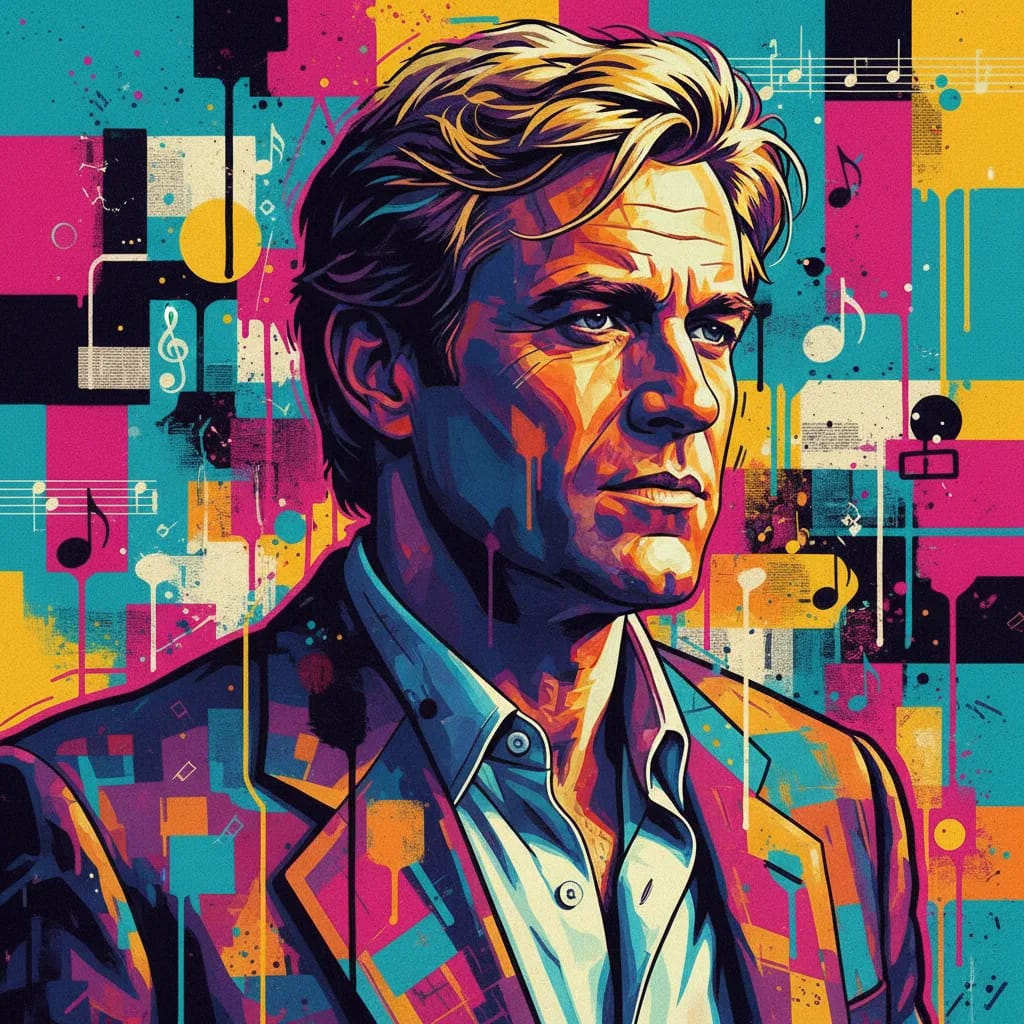 Artistic portrait of Don Johnson