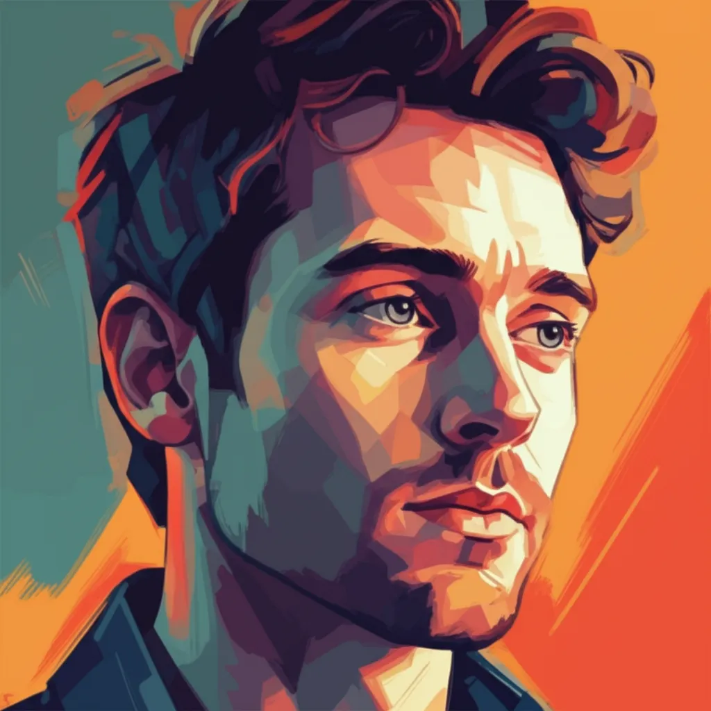 Artistic portrait of Ben Huber