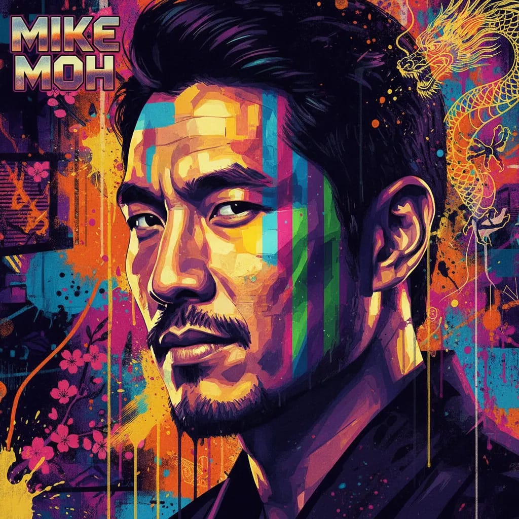 Artistic portrait of Mike Moh