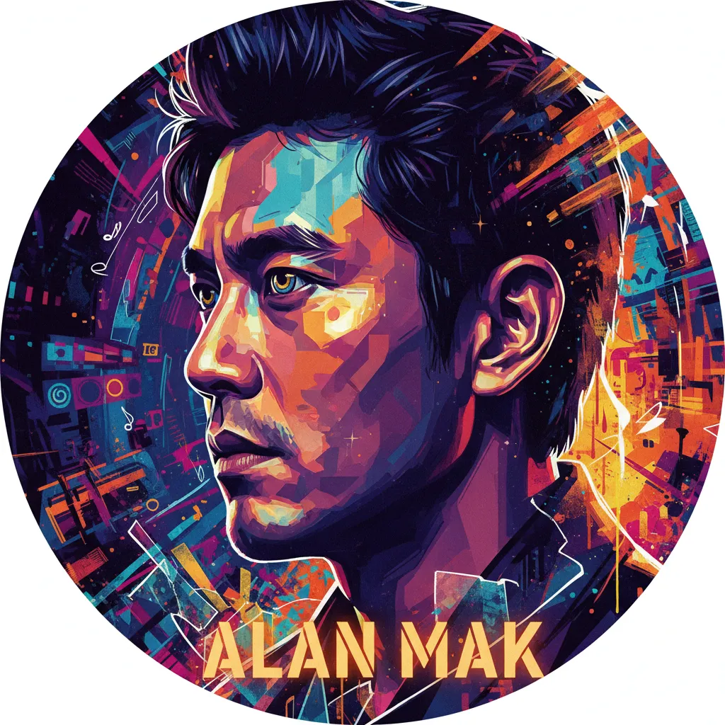 Artistic portrait of Alan Mak
