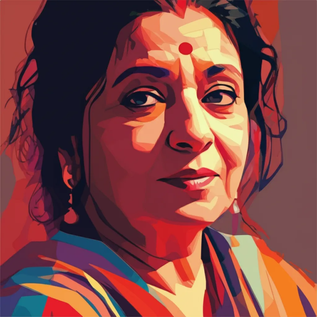 Artistic portrait of Dolly Ahluwalia