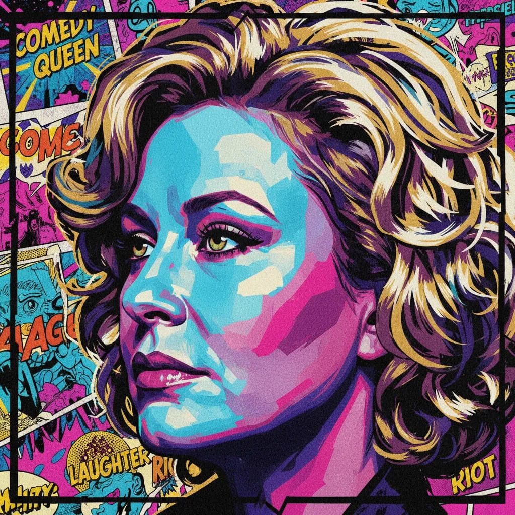 Artistic portrait of Roseanne Barr