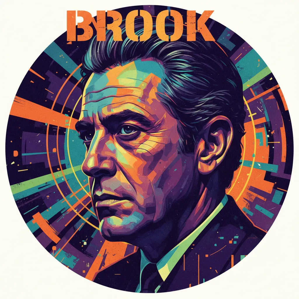 Artistic portrait of Claudio Brook