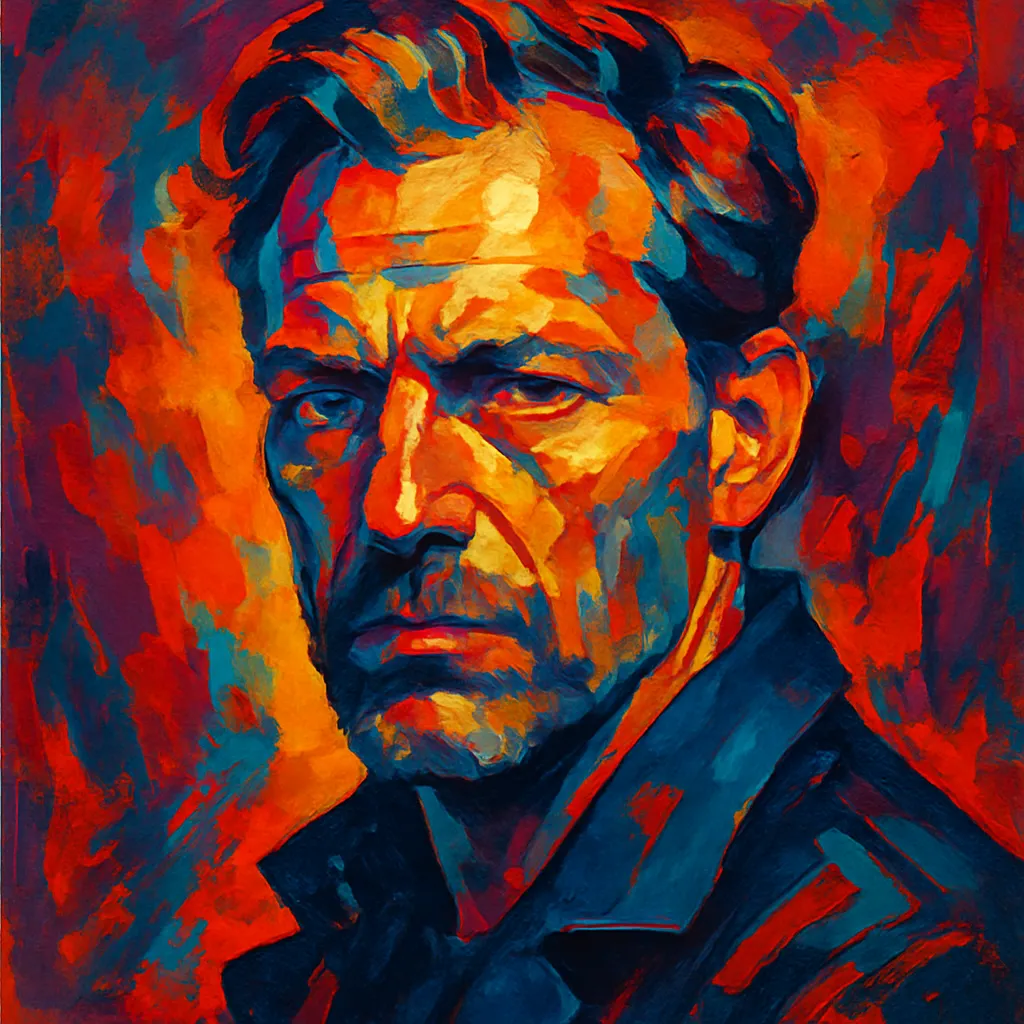 Artistic portrait of Godehard Giese