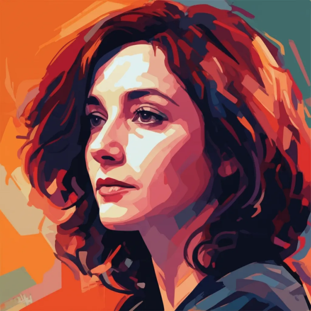 Artistic portrait of Nicoletta Braschi