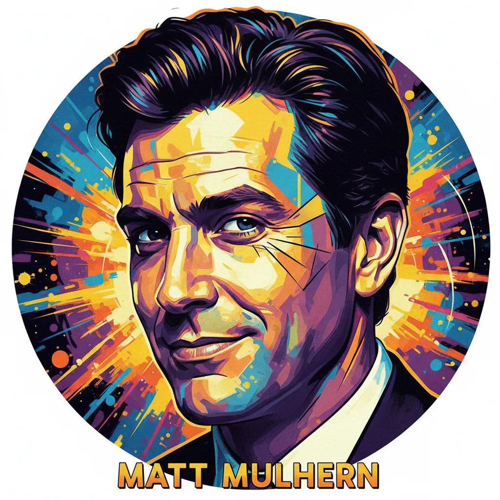 Artistic portrait of Matt Mulhern