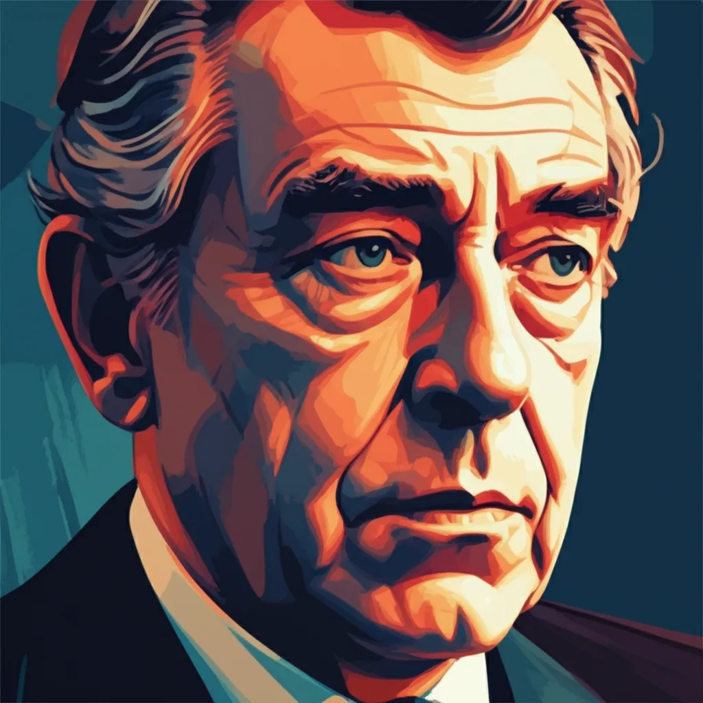 Artistic portrait of Patrick Wymark