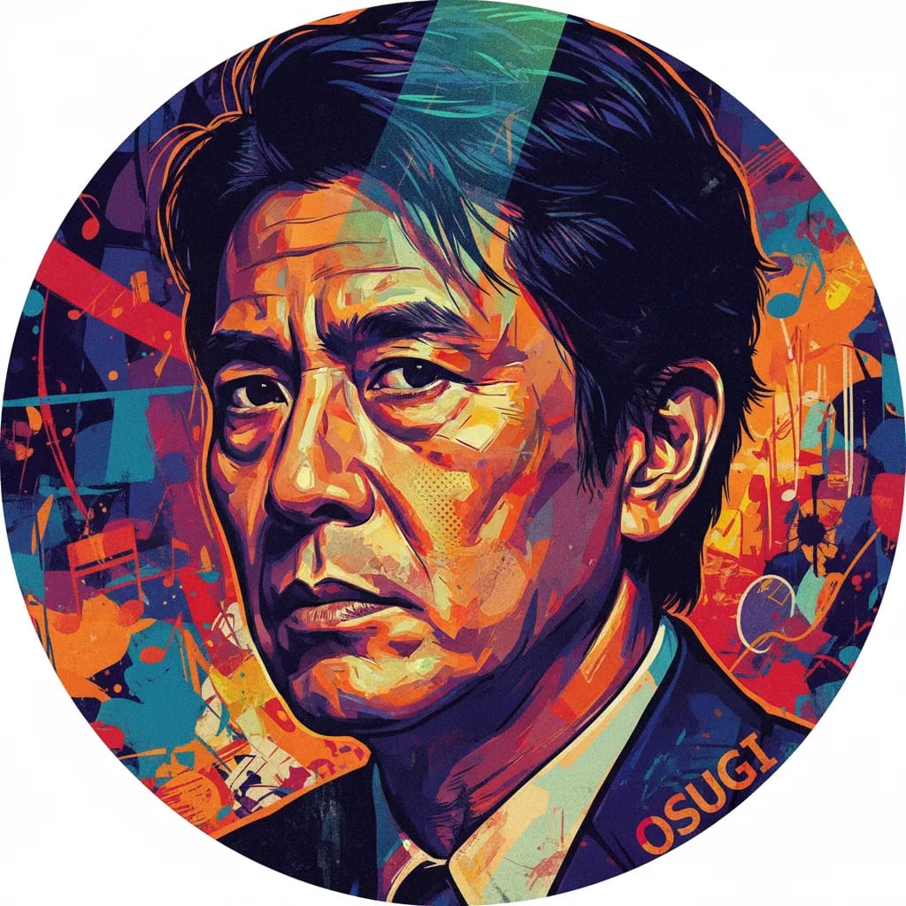 Artistic portrait of Ren Osugi