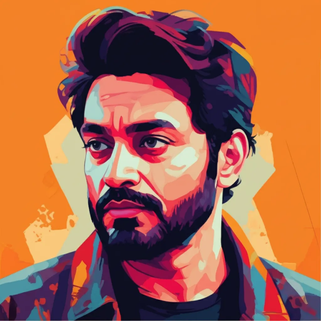 Artistic portrait of Kulwinder Singh