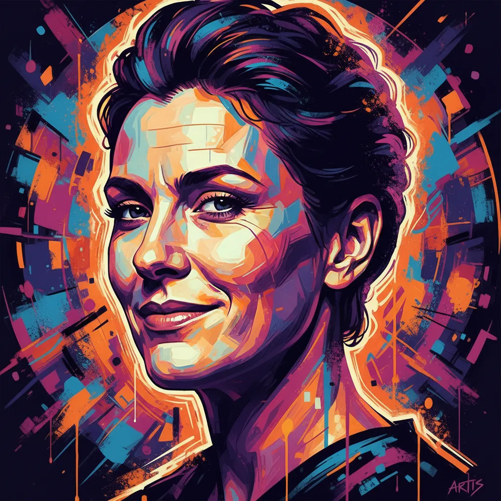 Artistic portrait of Edda Köchl
