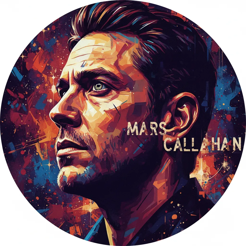 Artistic portrait of Mars Callahan