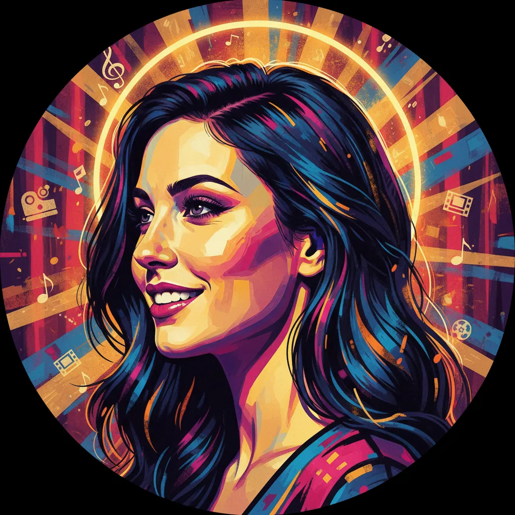 Artistic portrait of Gia Mantegna