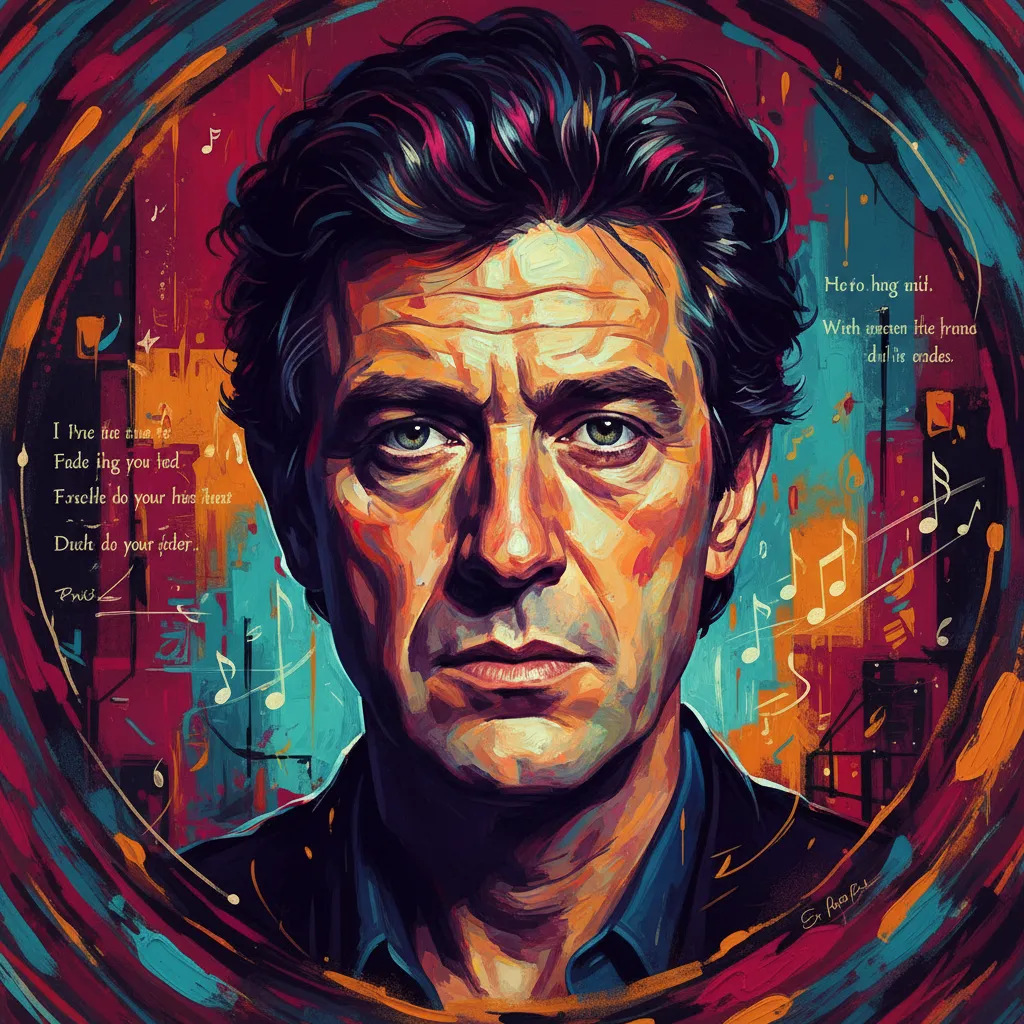 Artistic portrait of Donal McCann
