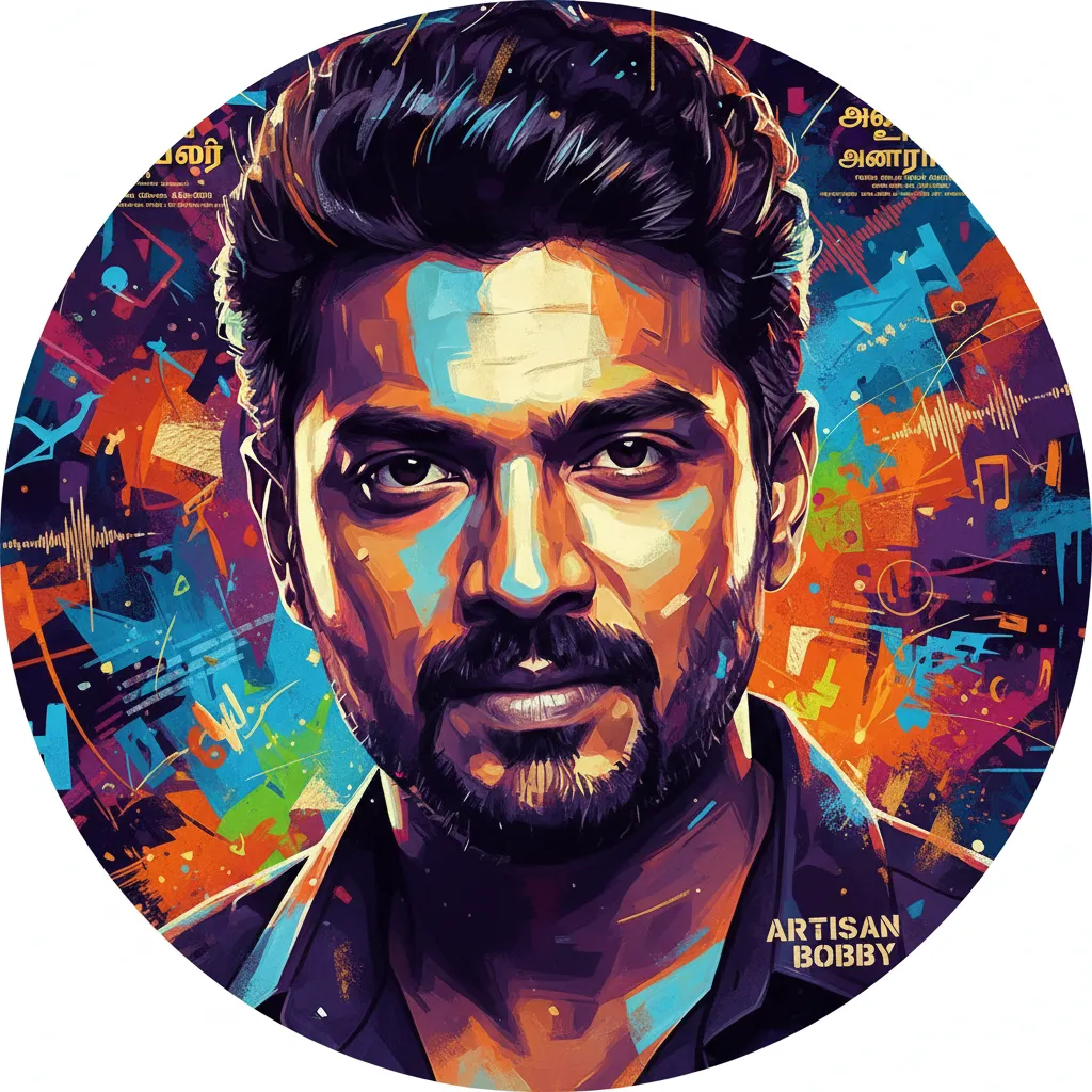 Artistic portrait of Bobby Simha