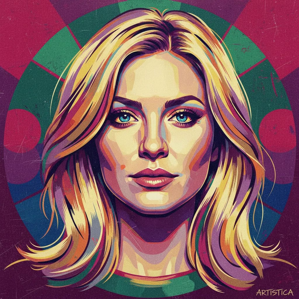 Artistic portrait of Julianne Hough