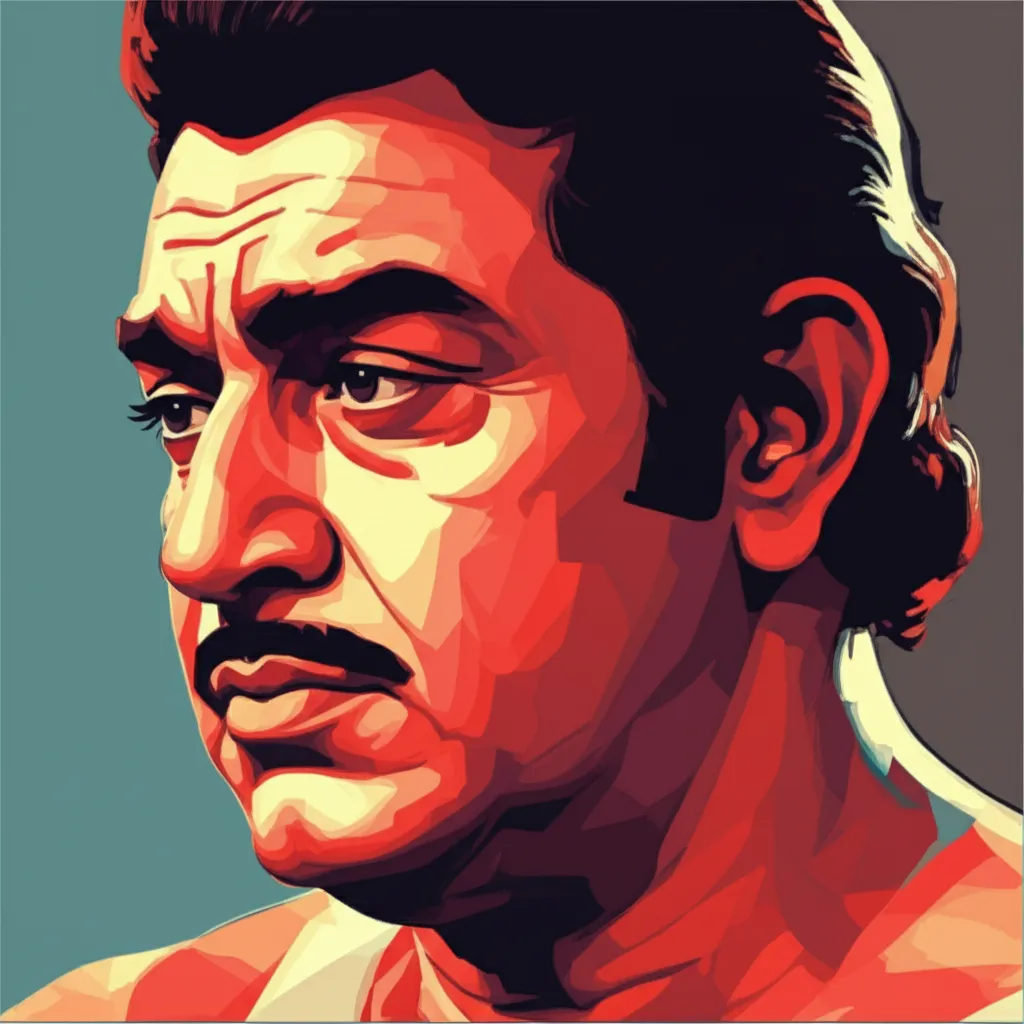 Artistic portrait of Dara Singh