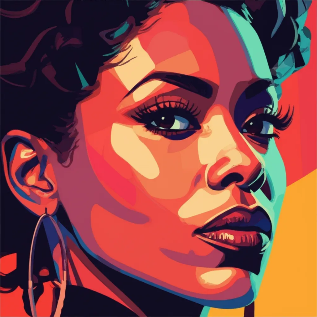 Artistic portrait of Cynda Williams