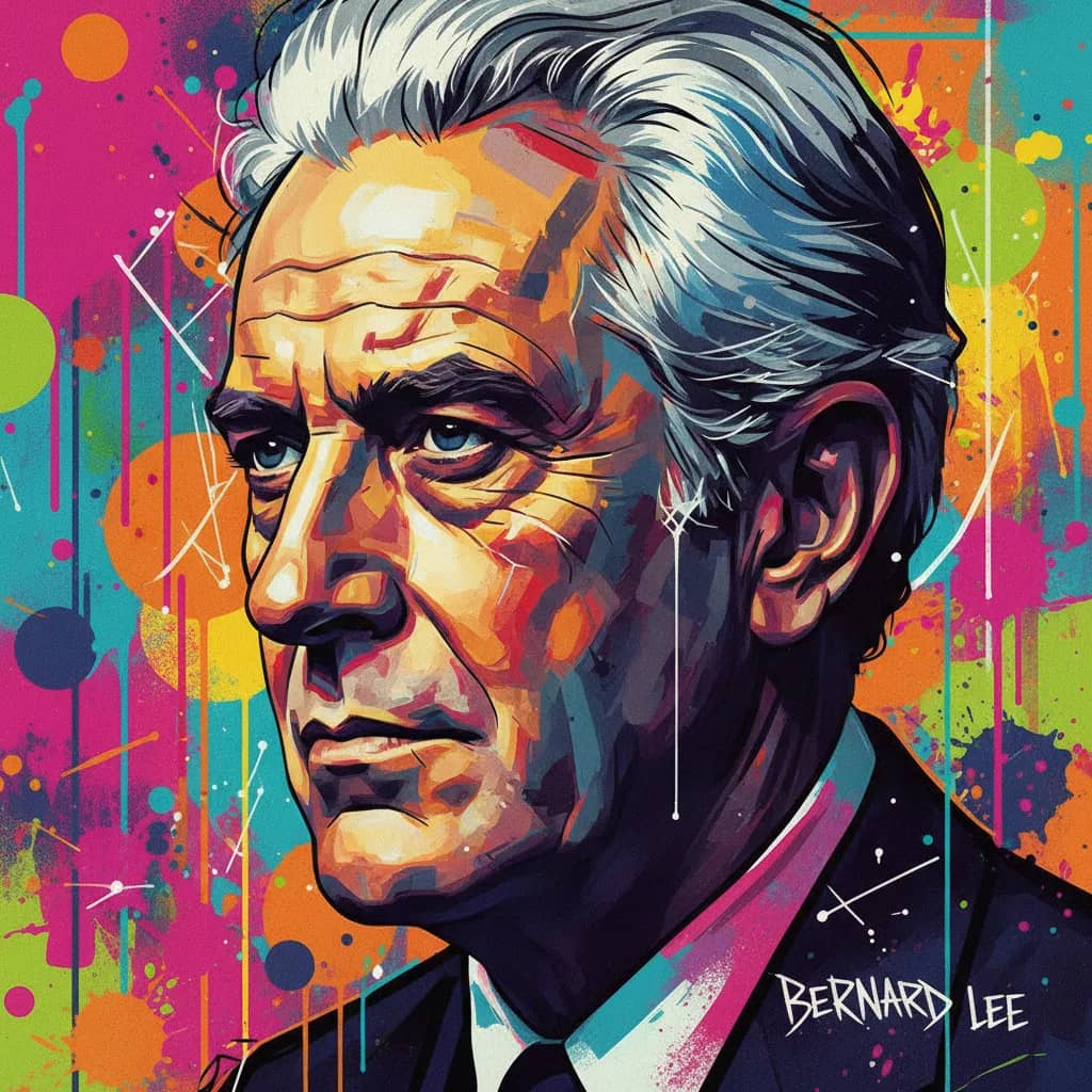 Portrait of Bernard Lee
