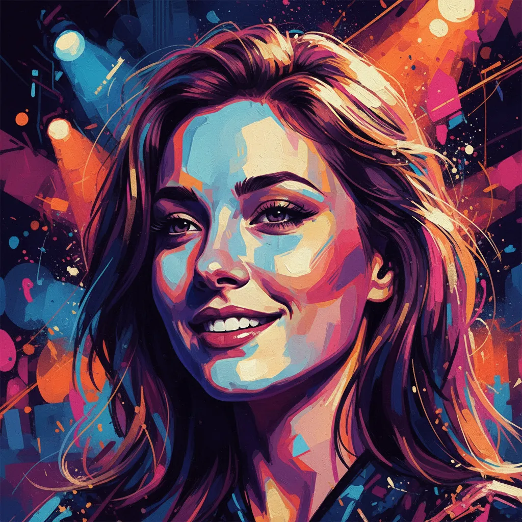 Artistic portrait of Amanda Peterson