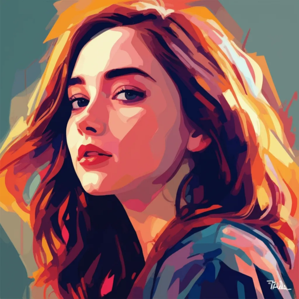 Artistic portrait of Angourie Rice