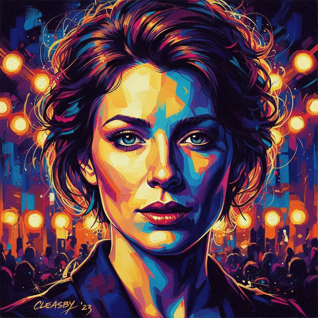 Artistic portrait of Emma Cleasby