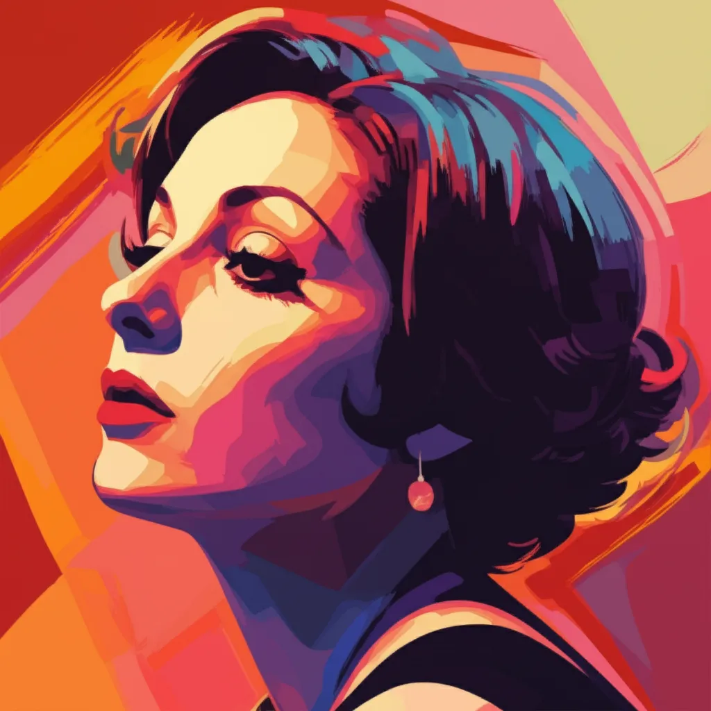 Artistic portrait of Lina Gennari