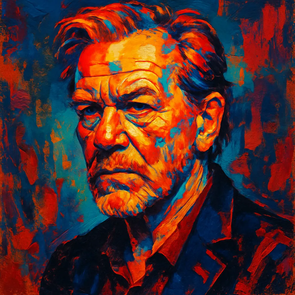 Artistic portrait of Göran Ragnerstam