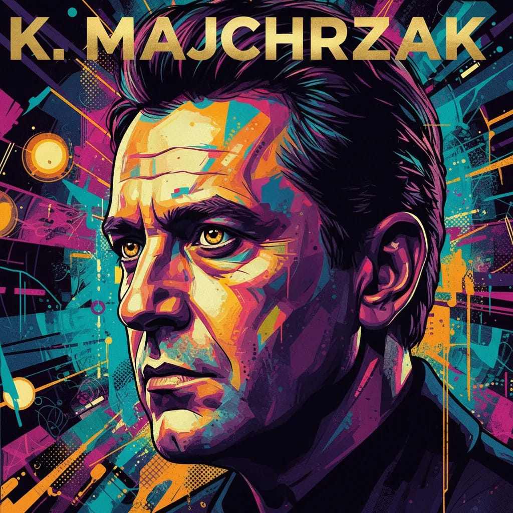 Artistic portrait of Krzysztof Majchrzak