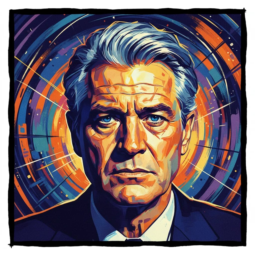 Artistic portrait of Henry Fonda