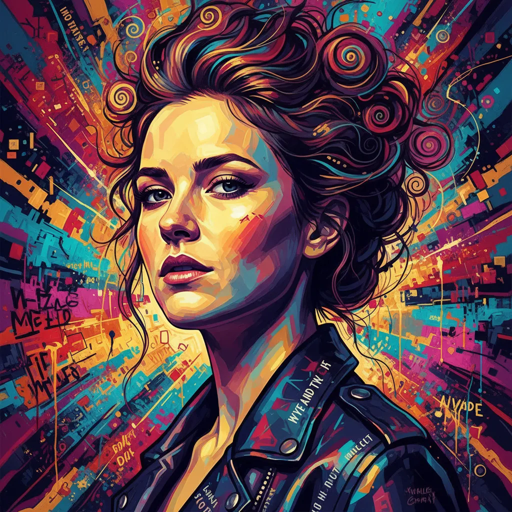 Artistic portrait of Shailene Woodley