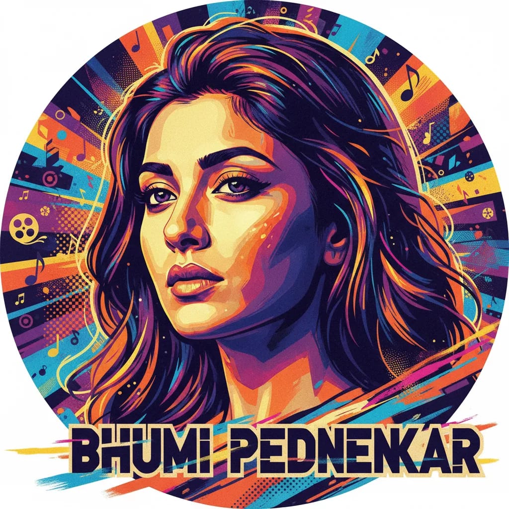 Artistic portrait of Bhumi Pednekar