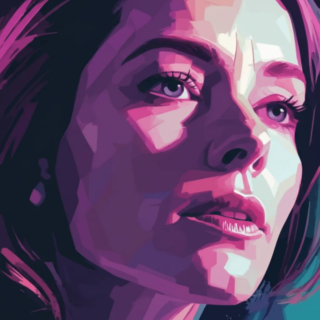Artistic portrait of Meg Tilly