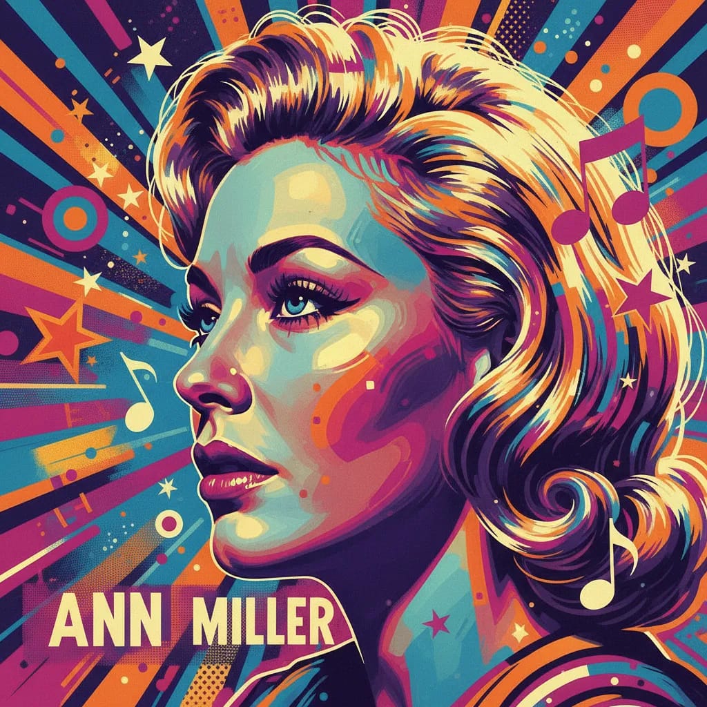 Artistic portrait of Ann Miller