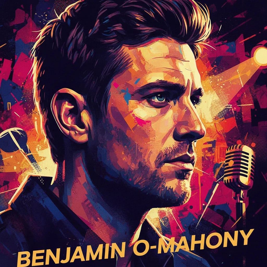 Artistic portrait of Benjamin O'Mahony