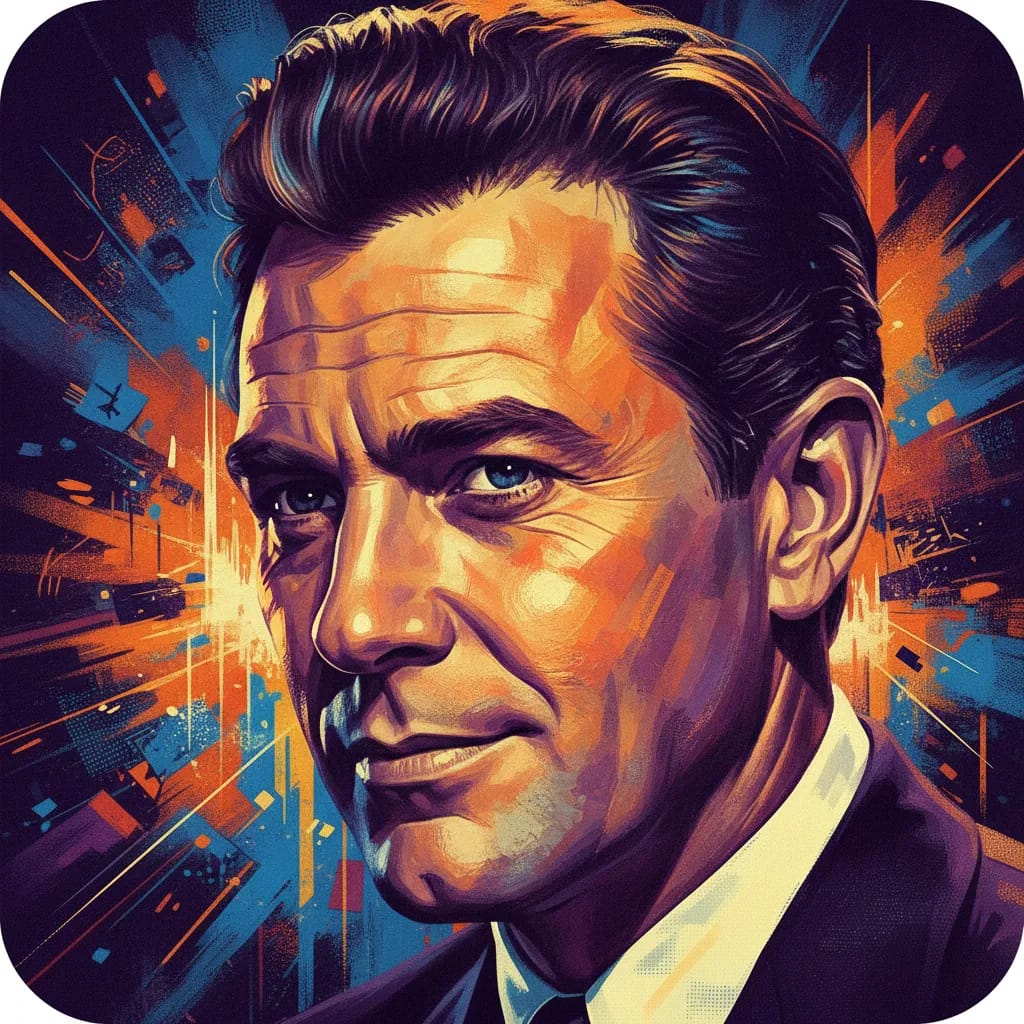Artistic portrait of Stephen McNally