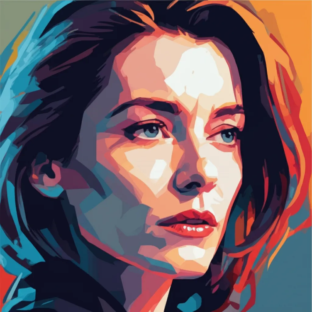 Artistic portrait of Diane Venora