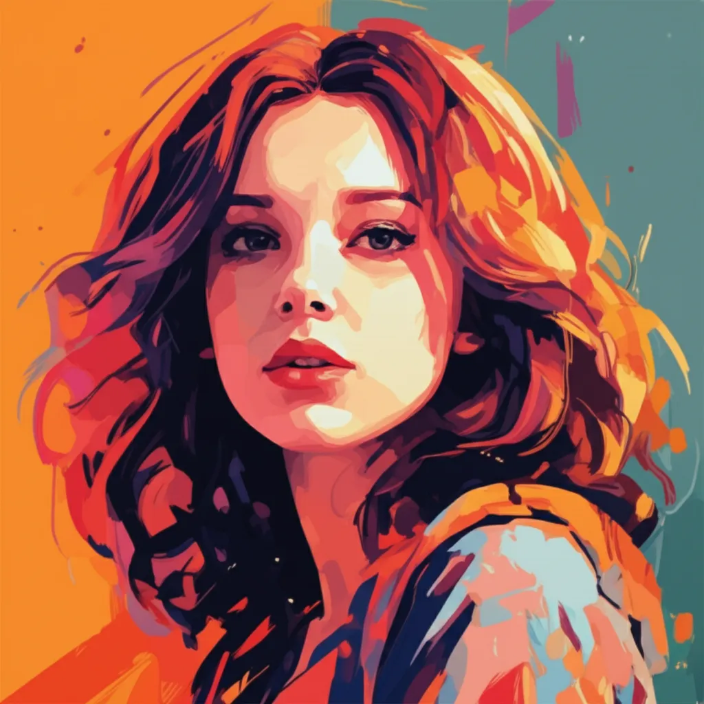 Artistic portrait of Millie Bobby Brown