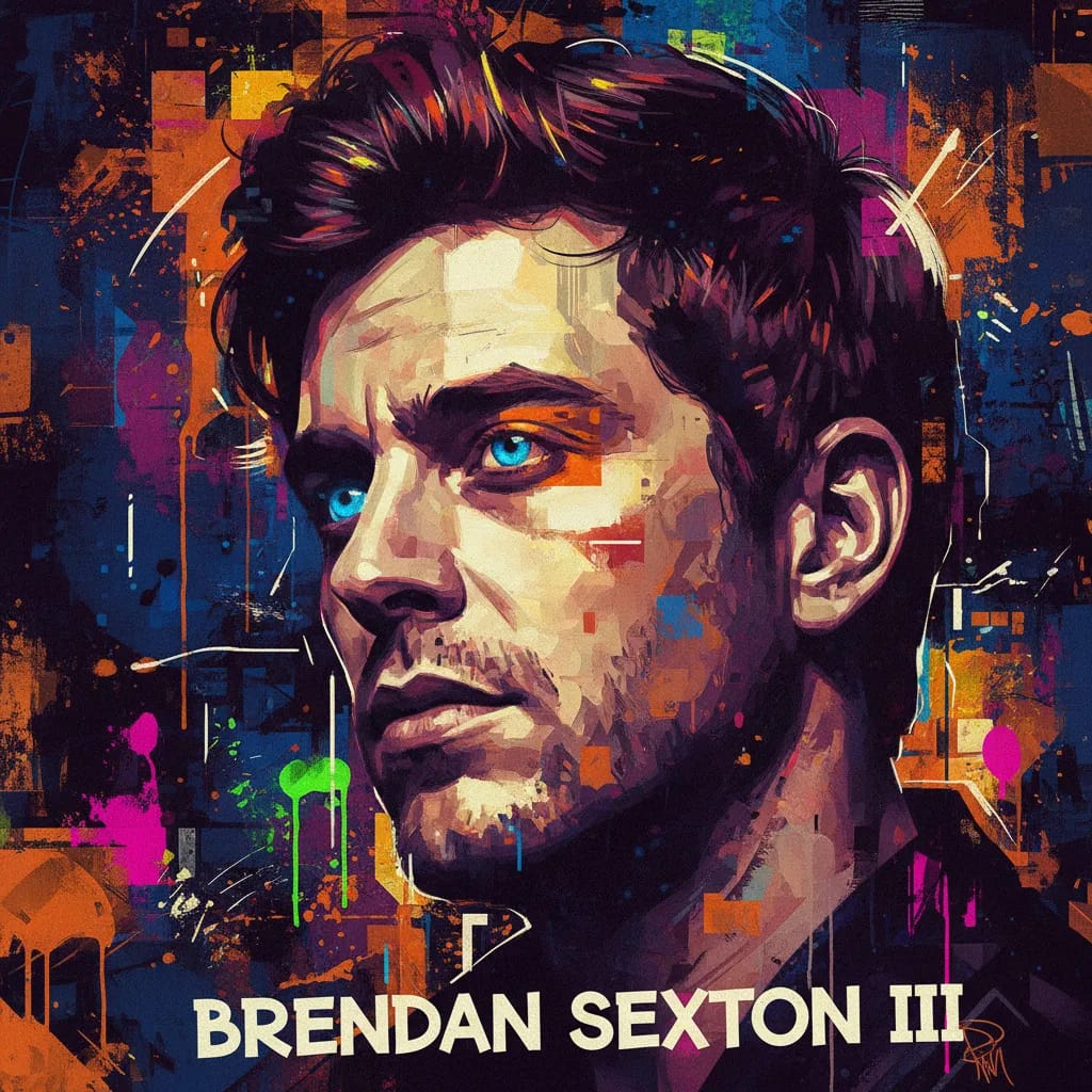 Artistic portrait of Brendan Sexton III