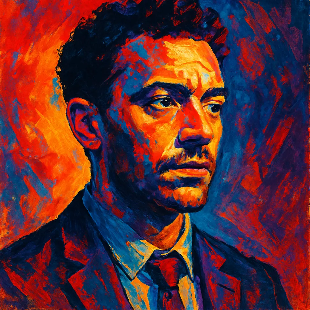 Artistic portrait of Lee Allen